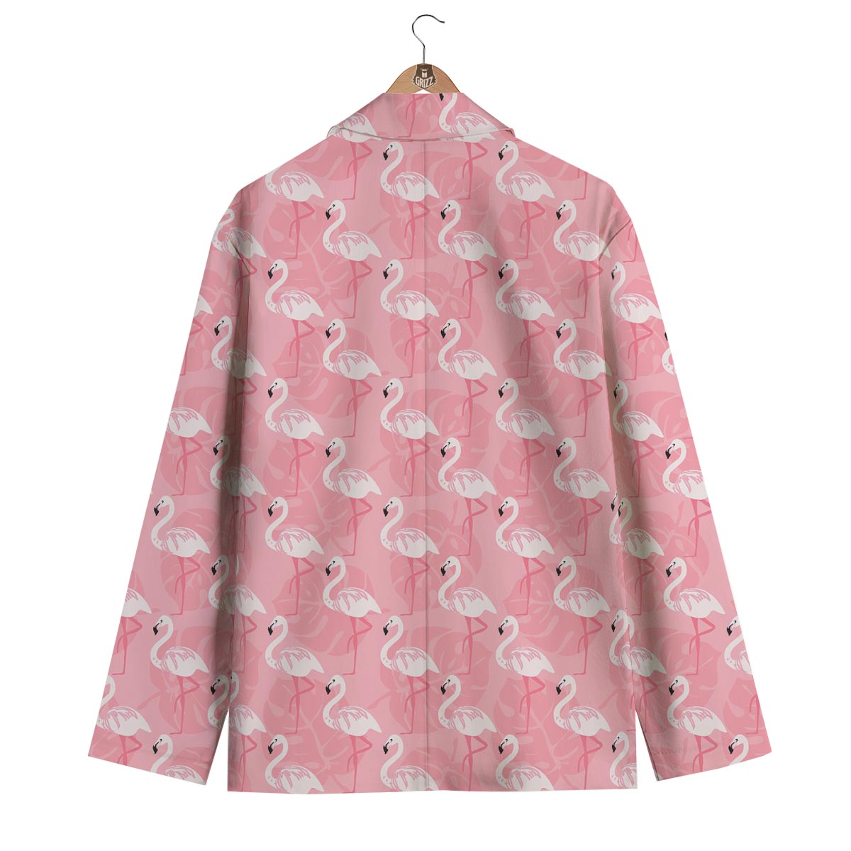 Pink Flamingo Men's Blazer-grizzshop
