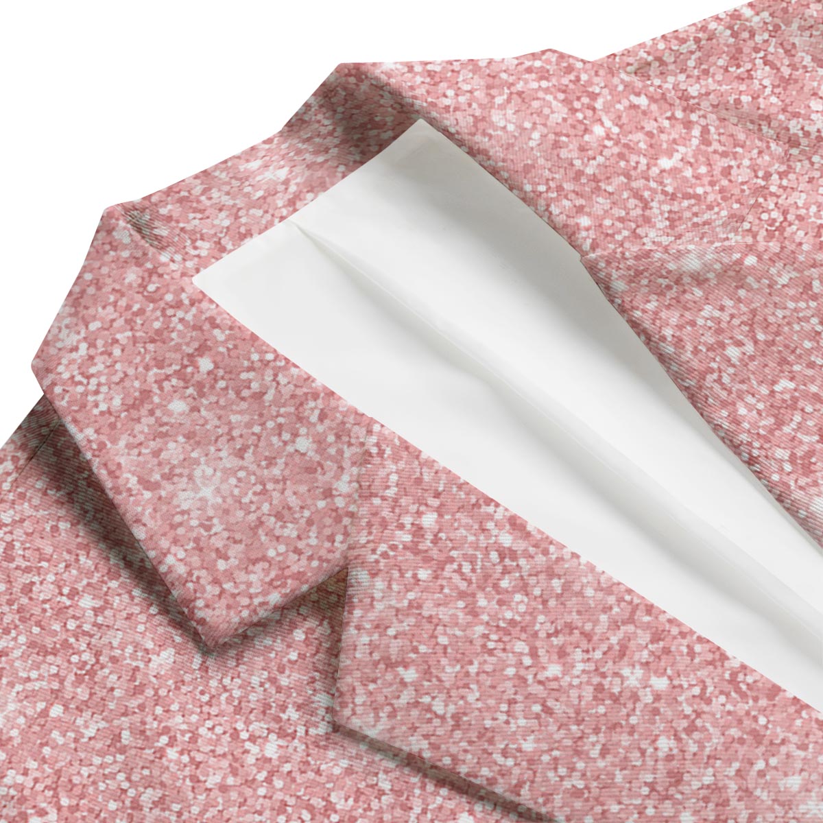 Pink Glitter Pattern Print Men's Blazer-grizzshop
