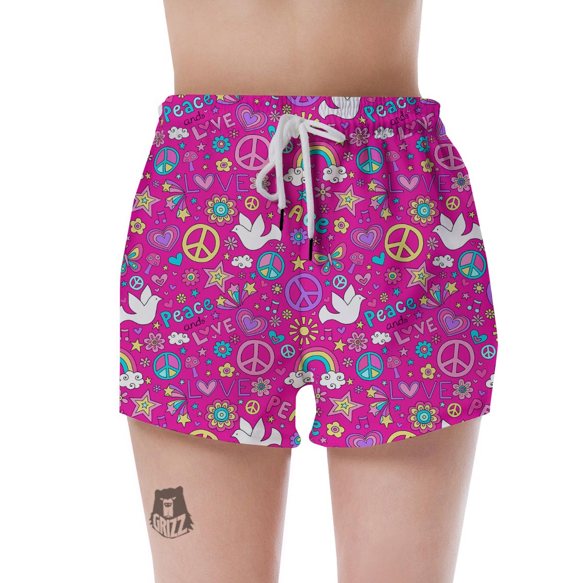Pink Hippie Women's Shorts-grizzshop