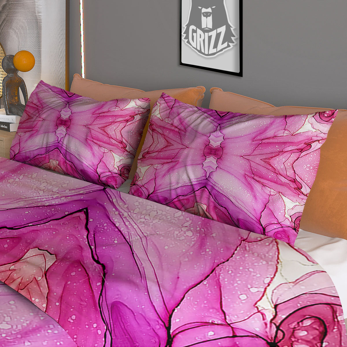 Pattern Vegan Print Pattern Duvet Cover Bedding Set