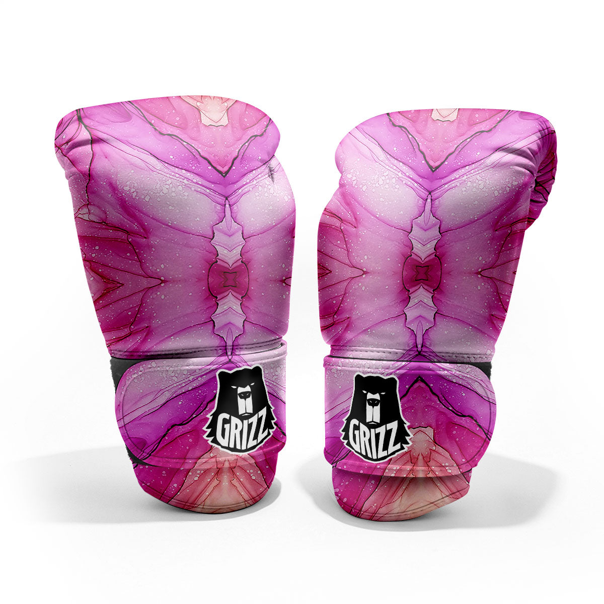 Pink Kaleidoscope Print Pro Boxing Glove