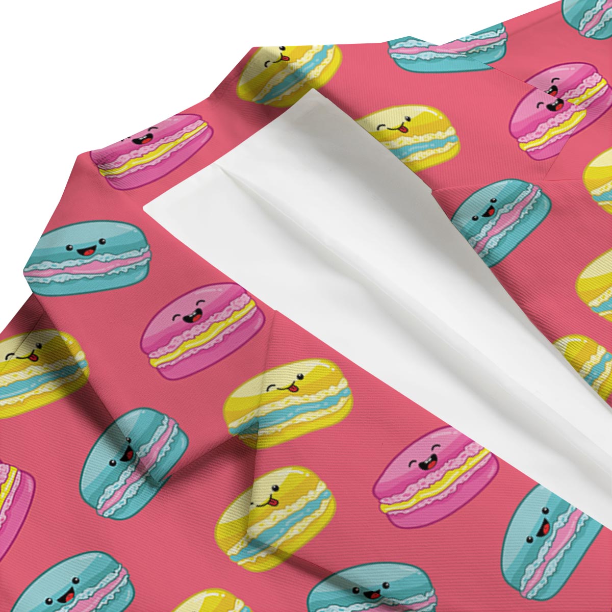 Pink Macaron Men's Blazer-grizzshop