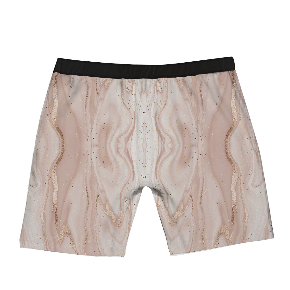 Pink Marble Print Pattern Boxer Briefs-grizzshop
