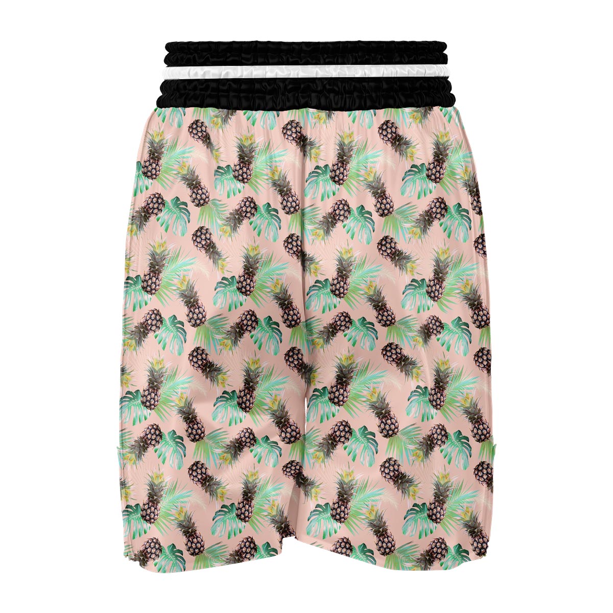 Pink Pastel Pineapple Boxing Shorts-grizzshop