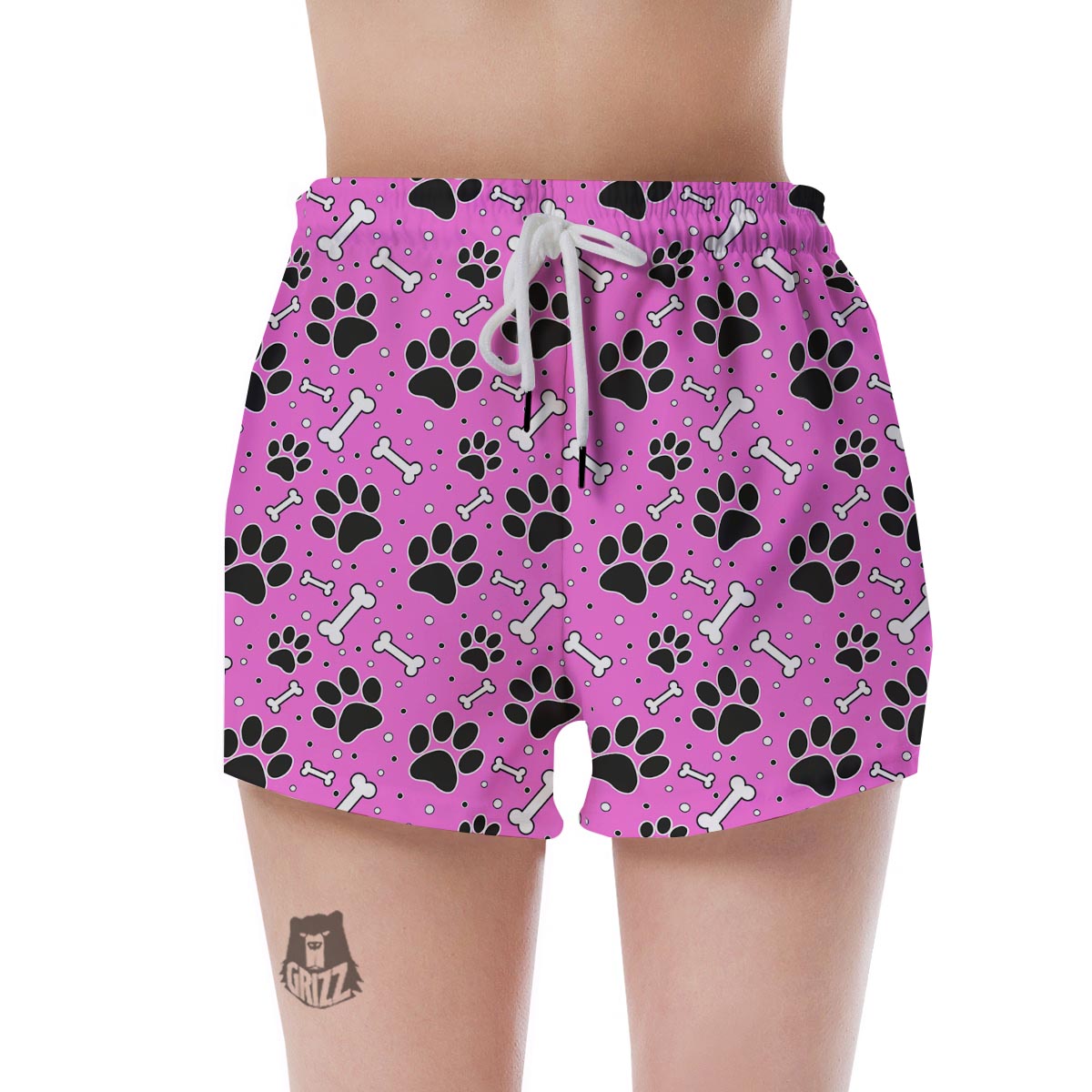 Pink Paw Women's Shorts-grizzshop