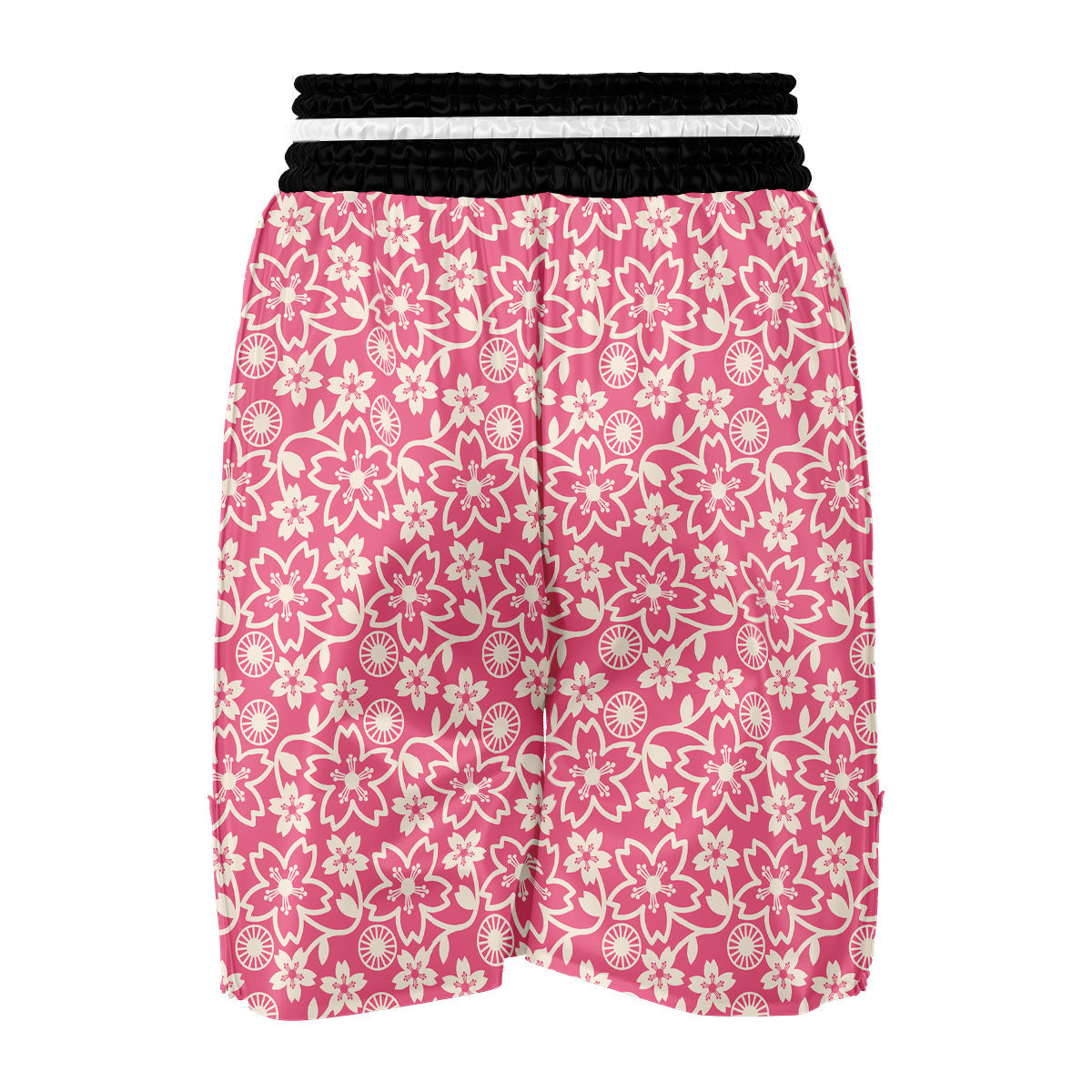 Pink Sakura Boxing Shorts-grizzshop