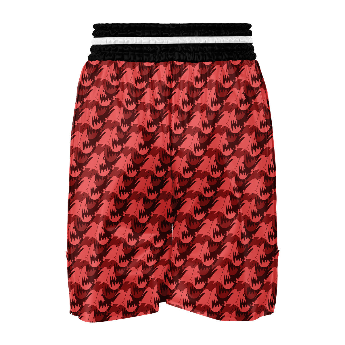 Piranha Sacry Print Pattern Boxing Shorts-grizzshop