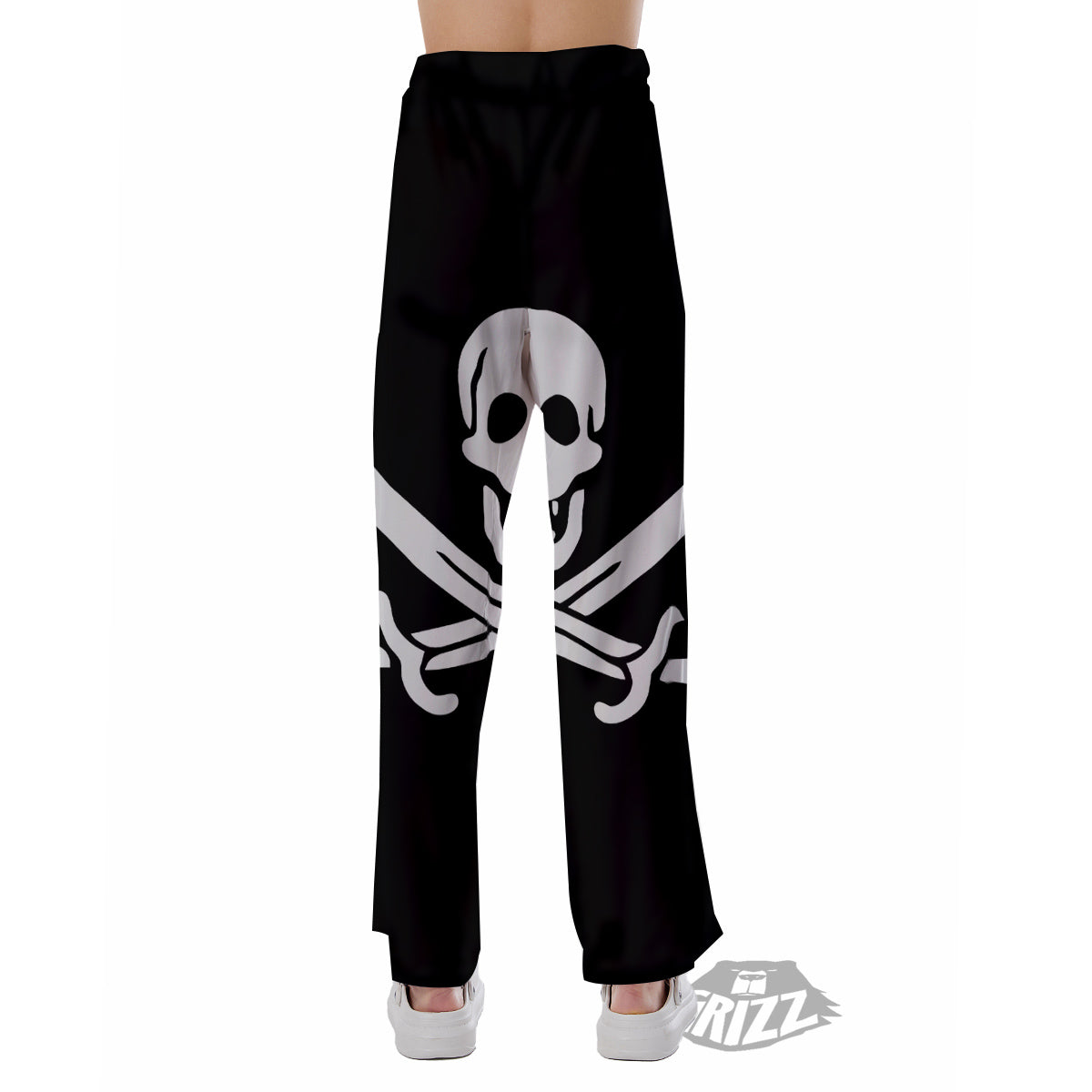 Pirate Flag Calico Jack Print Pajama Pants-grizzshop
