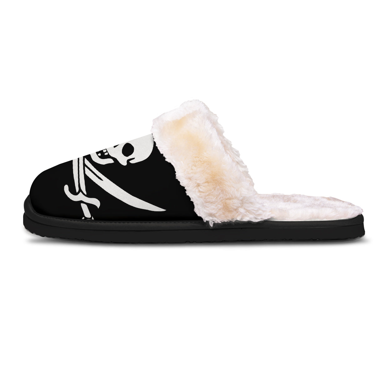 Pirate Flag Calico Jack Print Slippers-grizzshop