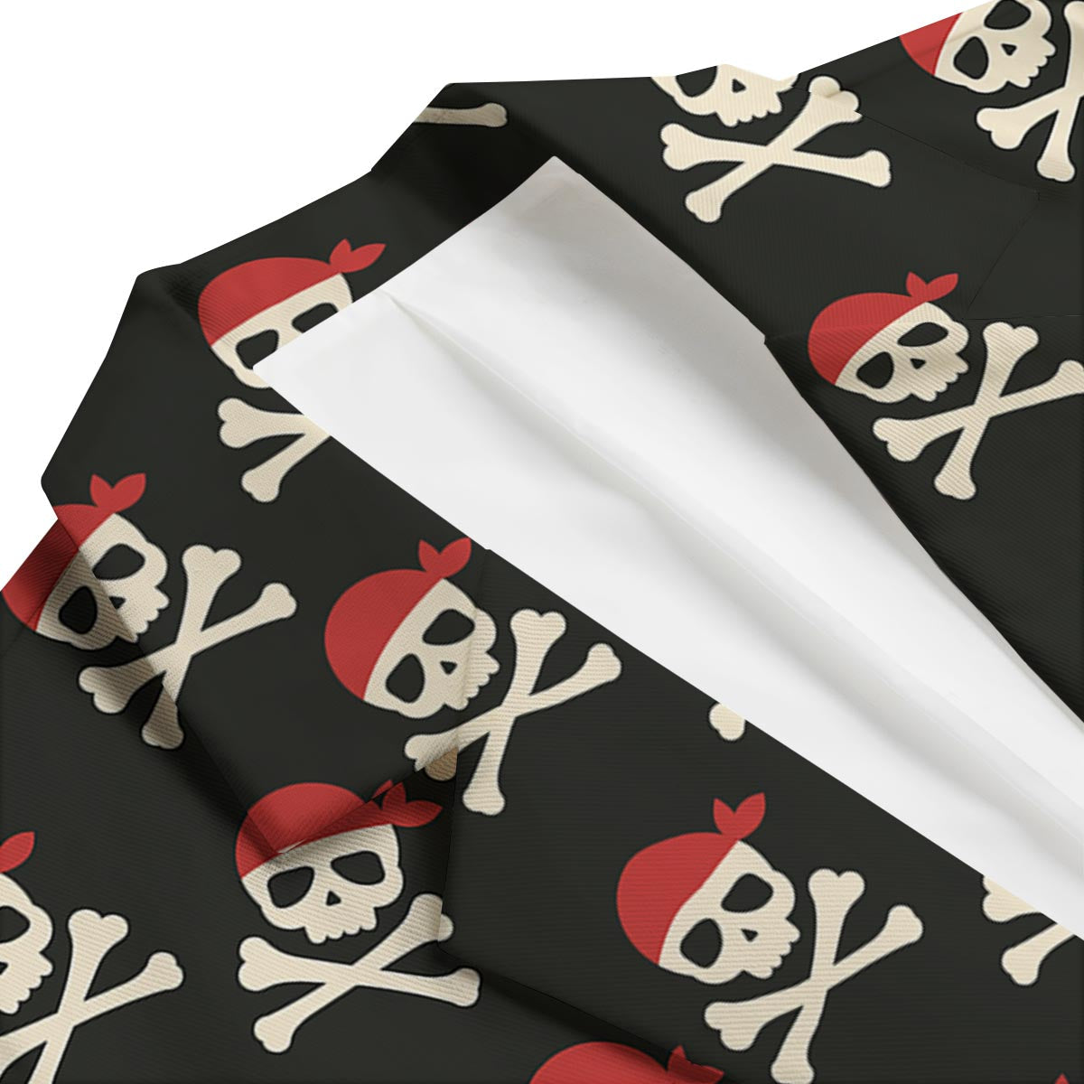 Pirate Skull Print Pattern Men's Blazer-grizzshop