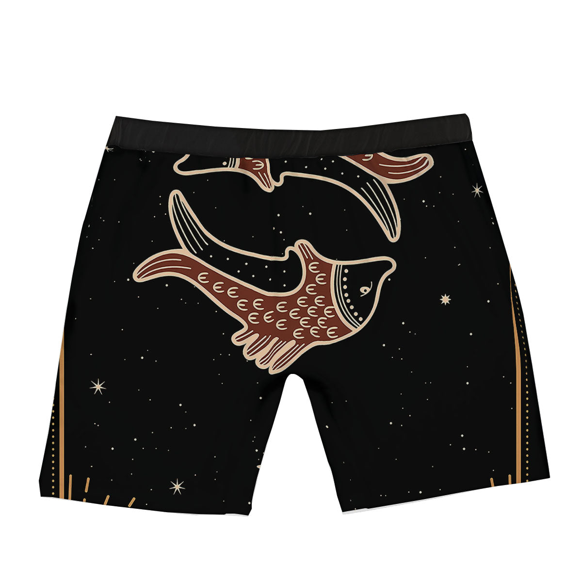 Pisces Constellation Print Boxer Briefs-grizzshop