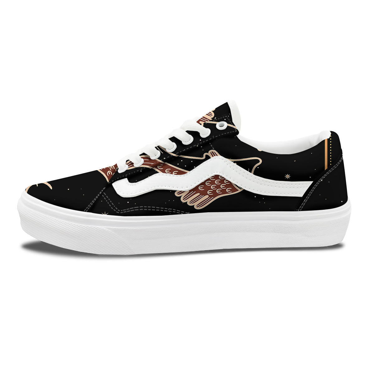 Pisces Constellation Print Skate Shoes-grizzshop