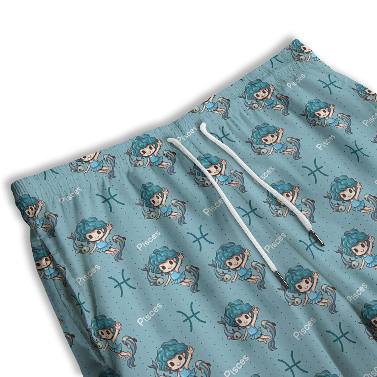 Psychedelic Multicolor Print Men's Athletic Shorts