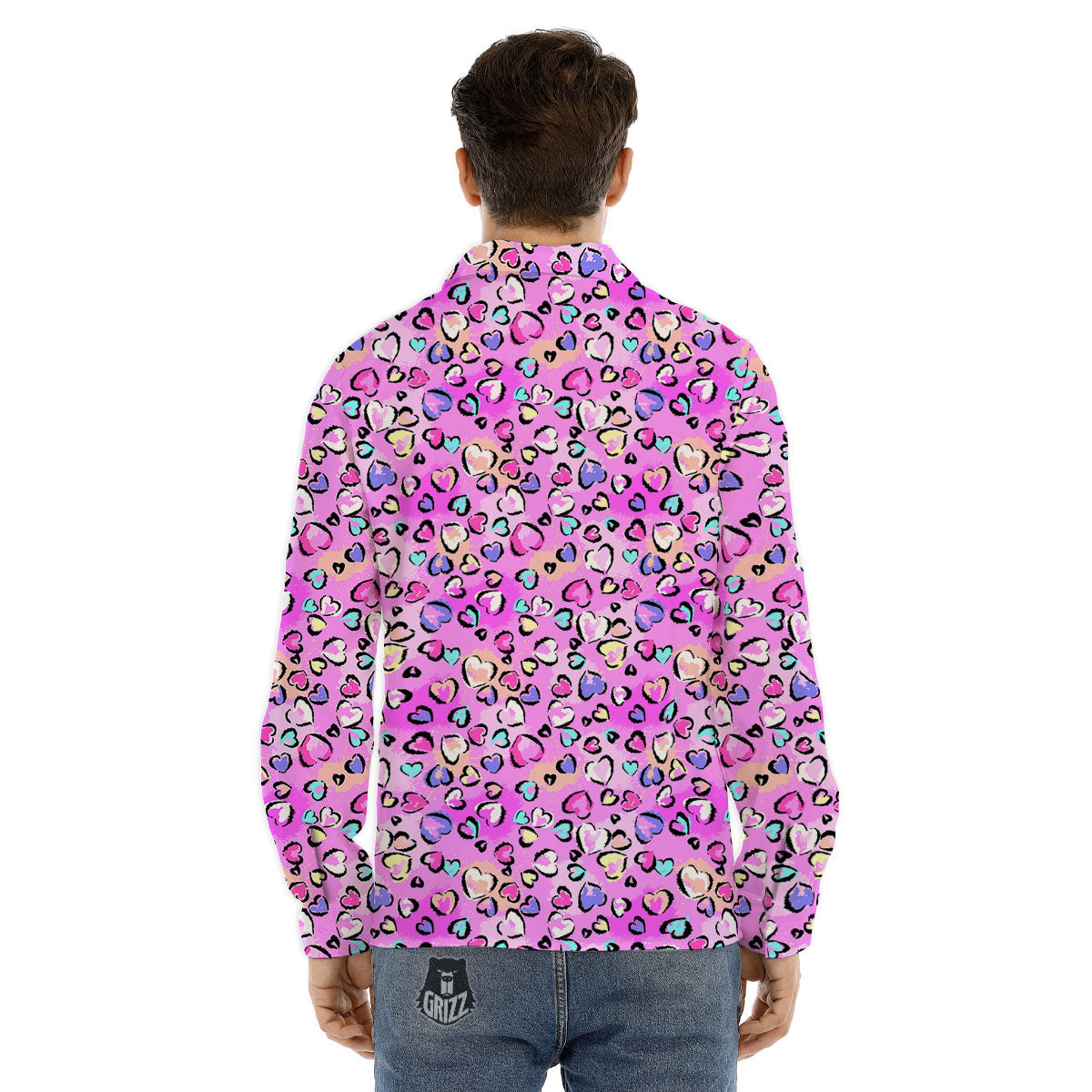 Pisces Sign Astrology Print Men's Dress Shirts-grizzshop