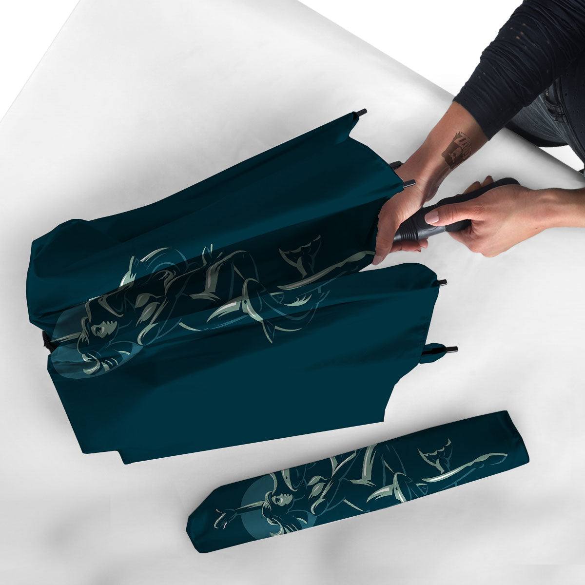 Pisces Sign Astrology Print Umbrella-grizzshop