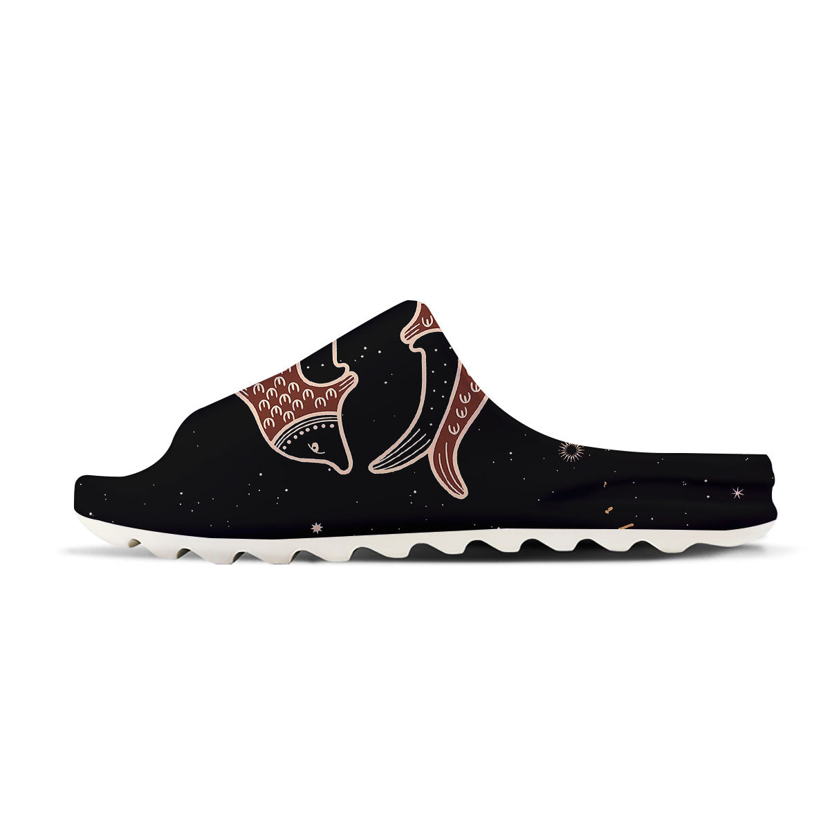 Pisces Constellation Print Sandals-grizzshop