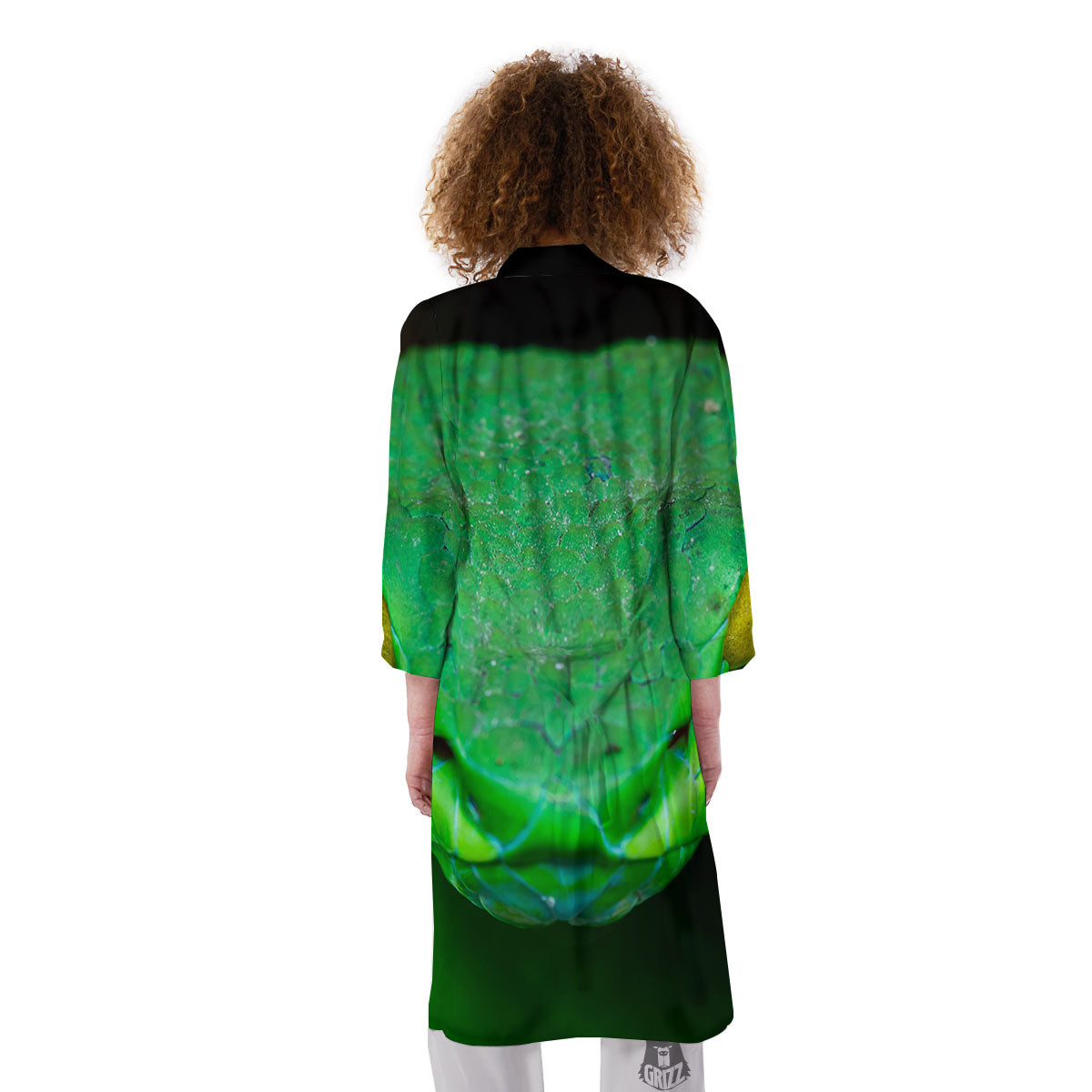Pit Viper Green Print Kimono-grizzshop