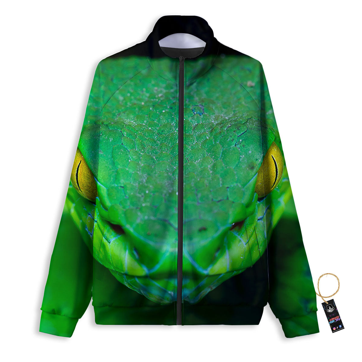 Pit Viper Green Print Track Jacket-grizzshop
