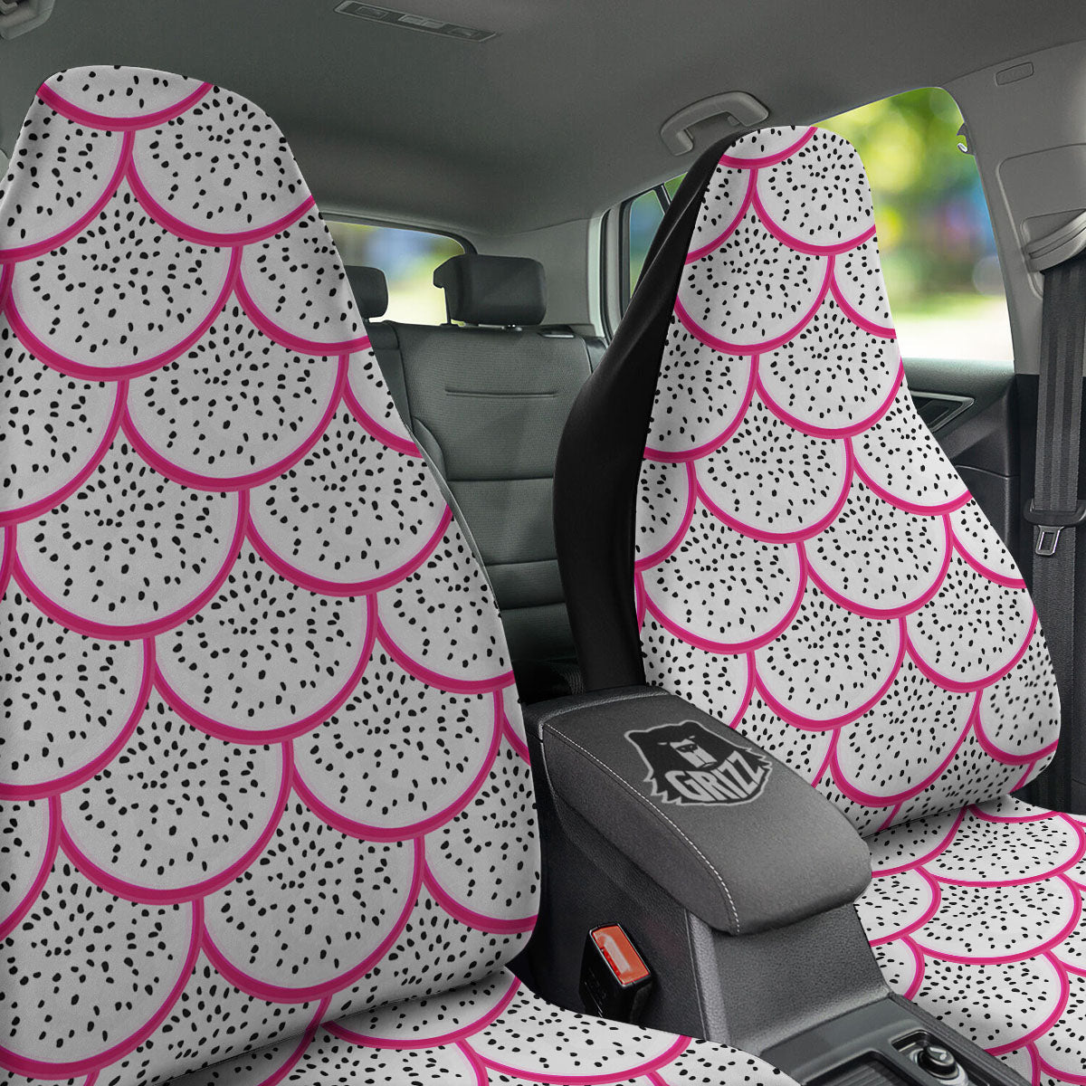 Pitaya Pattern Print Car Seat Covers-grizzshop
