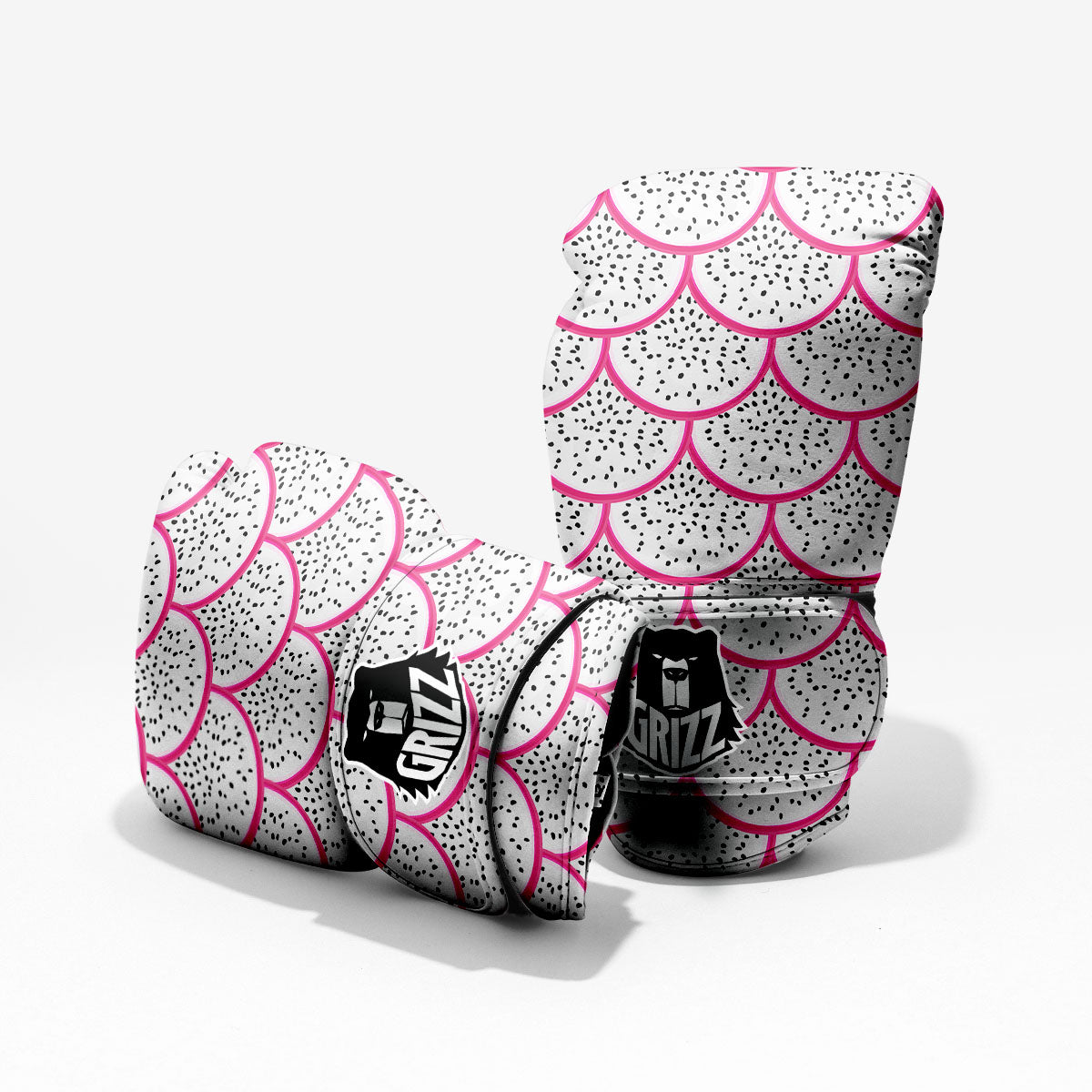 Pitaya Pattern Print Sparring Gloves-grizzshop