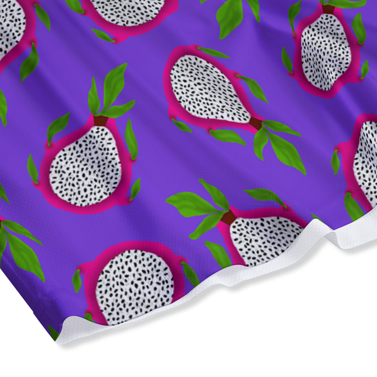 Pitaya Purple Print Pattern Mesh Shorts-grizzshop