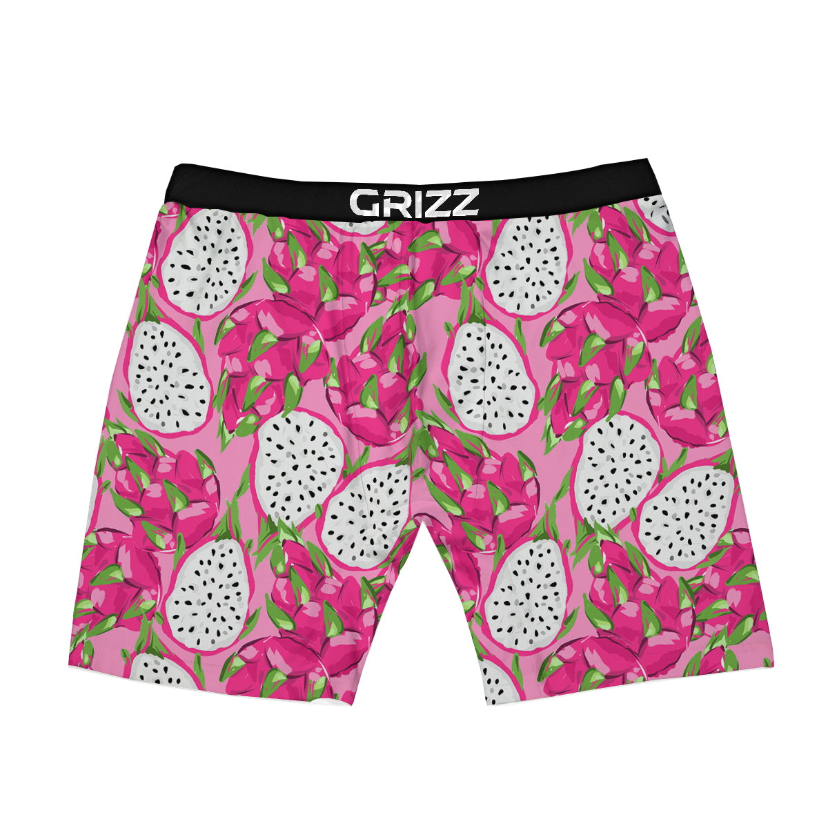Pitaya Tropical Print Pattern Boxer Briefs-grizzshop