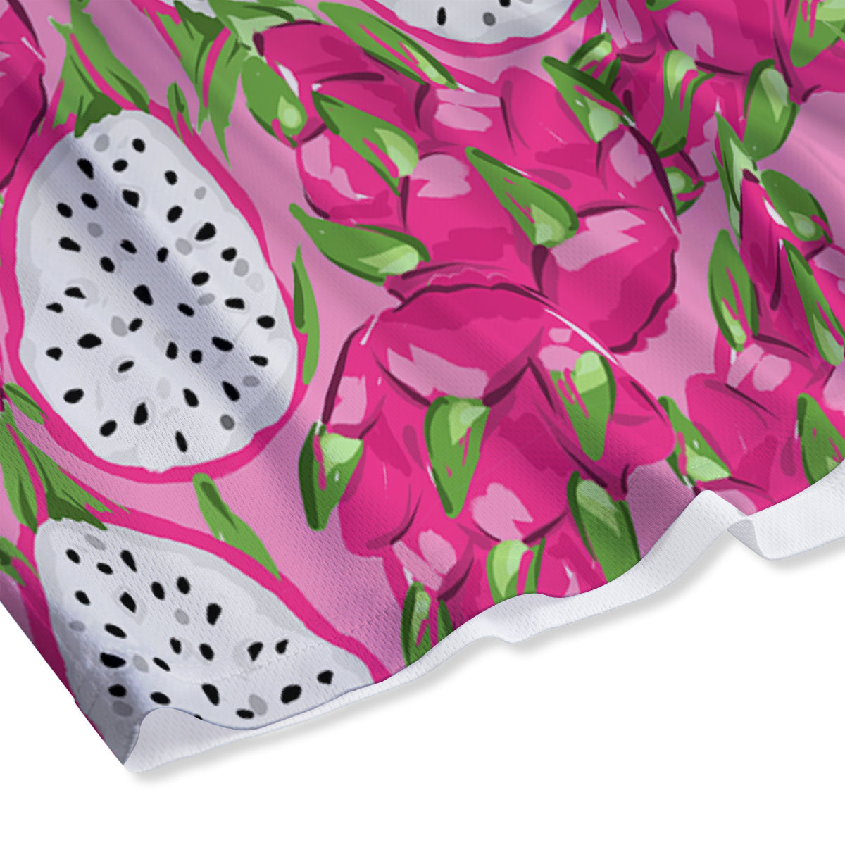 Pitaya Tropical Print Pattern Mesh Shorts-grizzshop