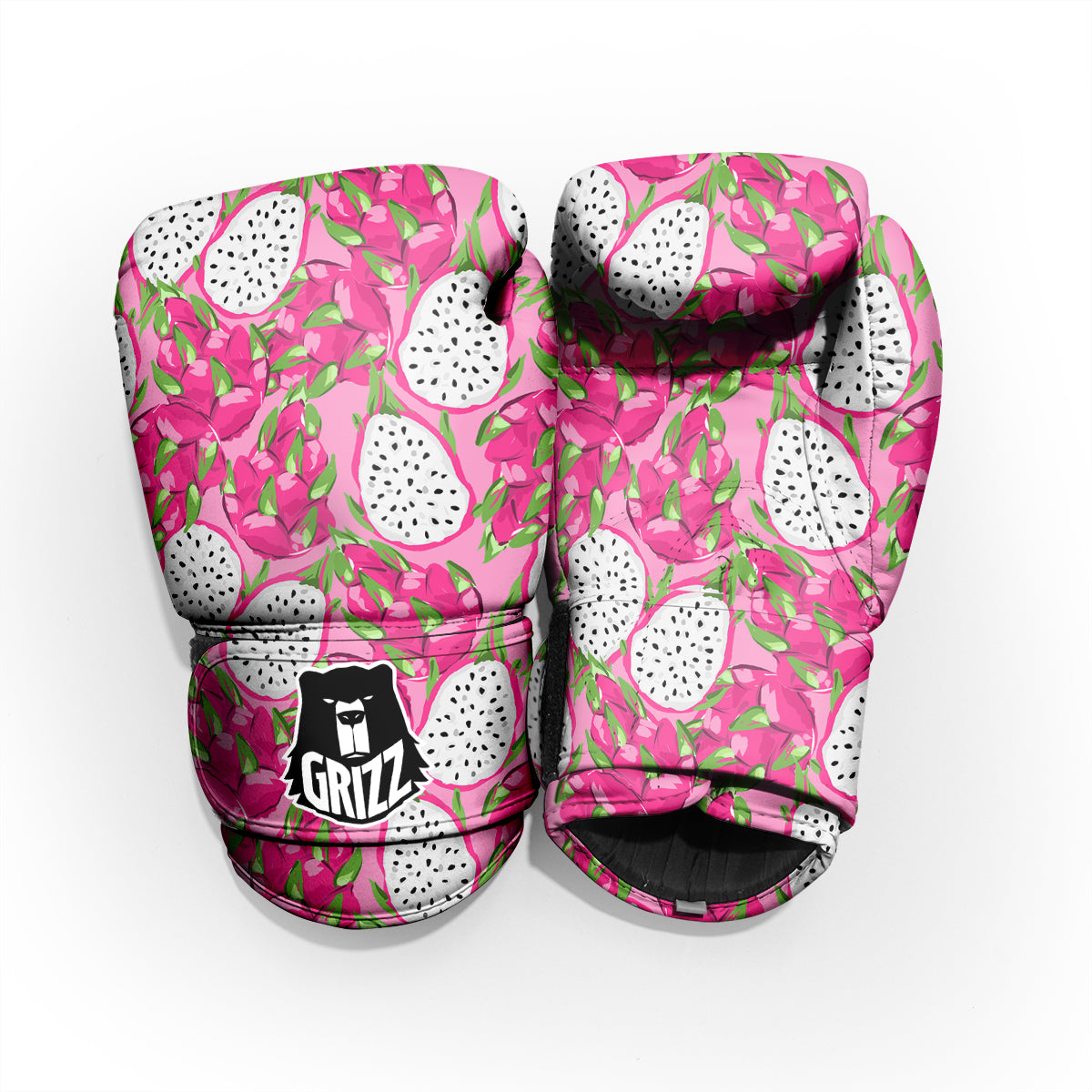 Pitaya Tropical Print Pattern Sparring Gloves-grizzshop