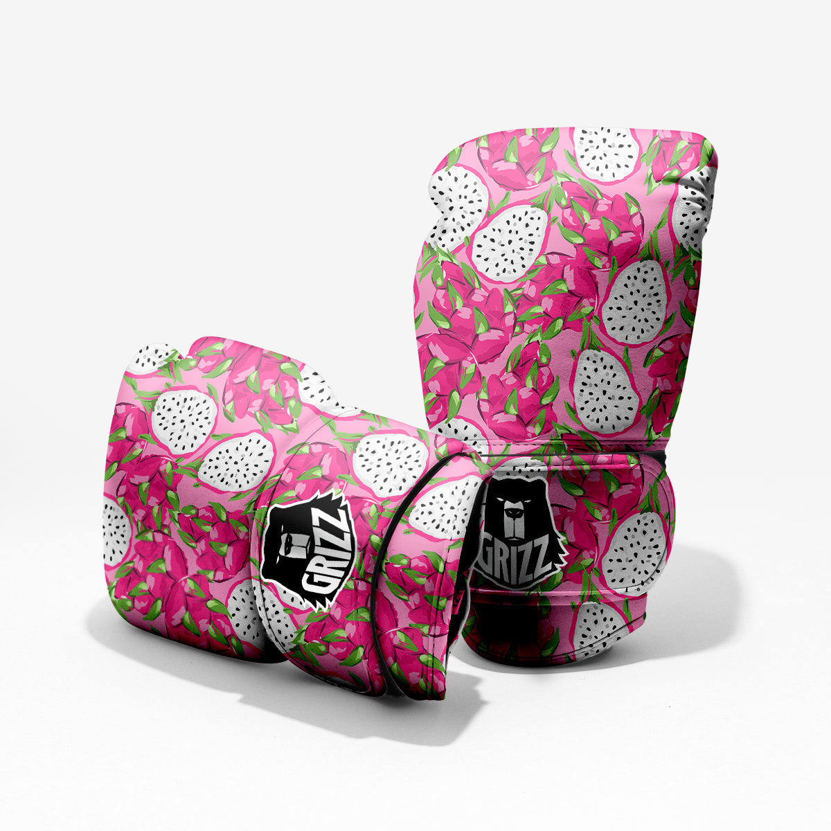 Pitaya Tropical Print Pattern Sparring Gloves-grizzshop