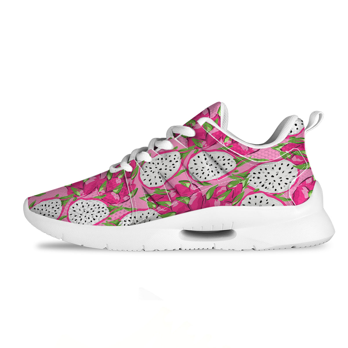 Pitaya Tropical Print Pattern Tennis Shoes-grizzshop
