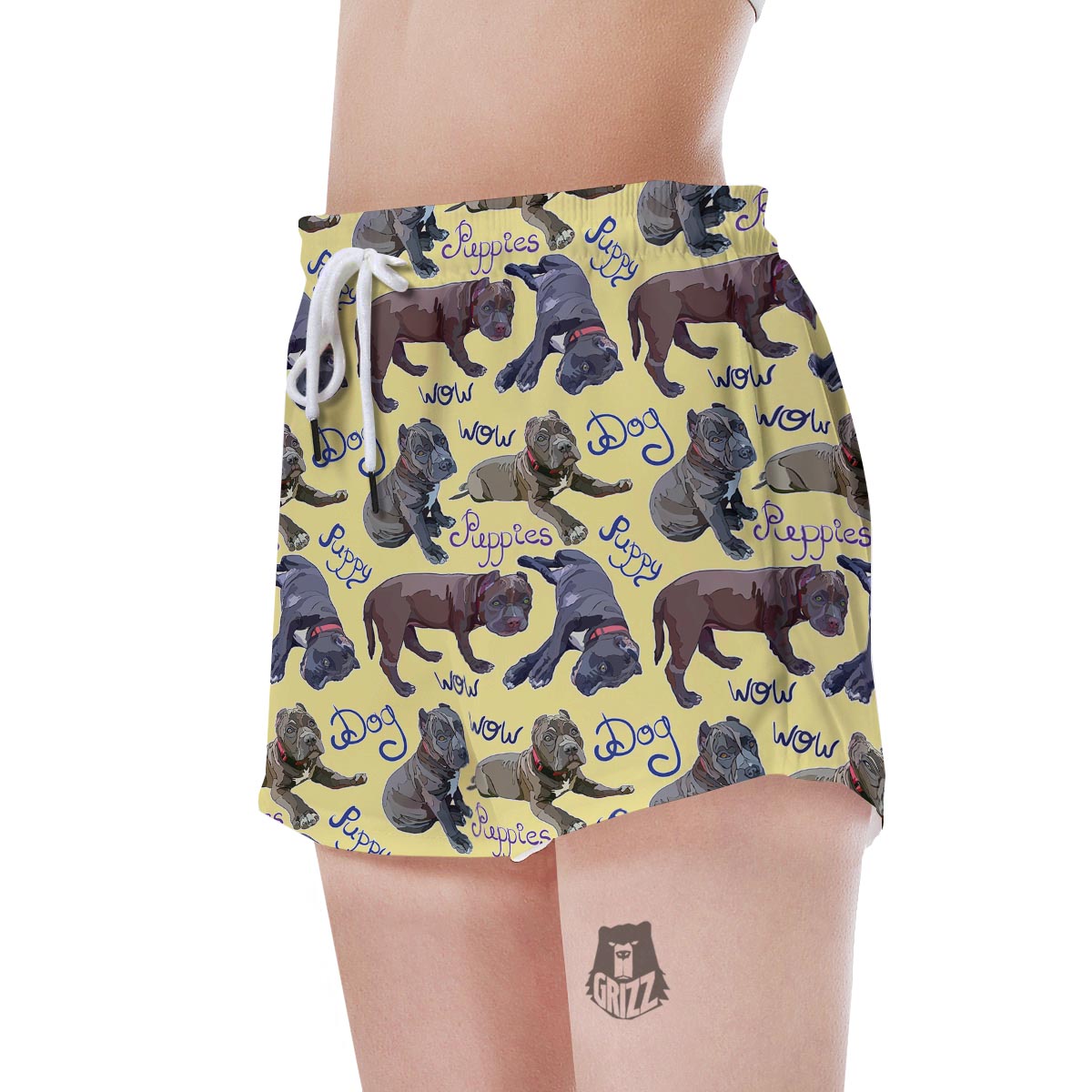 Pitbull Puppy Women's Shorts-grizzshop