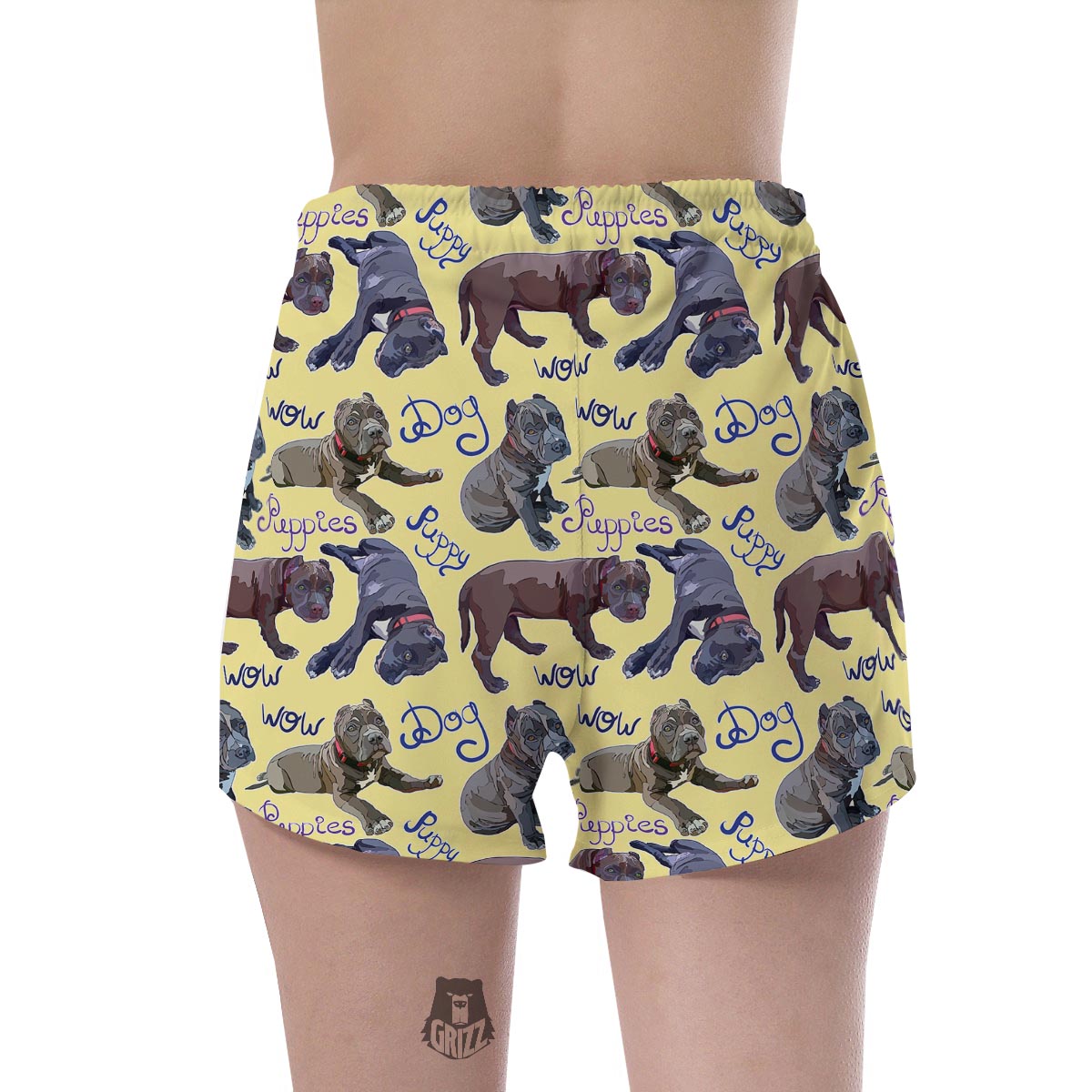Pitbull Puppy Women's Shorts-grizzshop