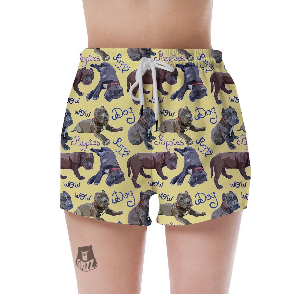 Pitbull Puppy Women's Shorts-grizzshop