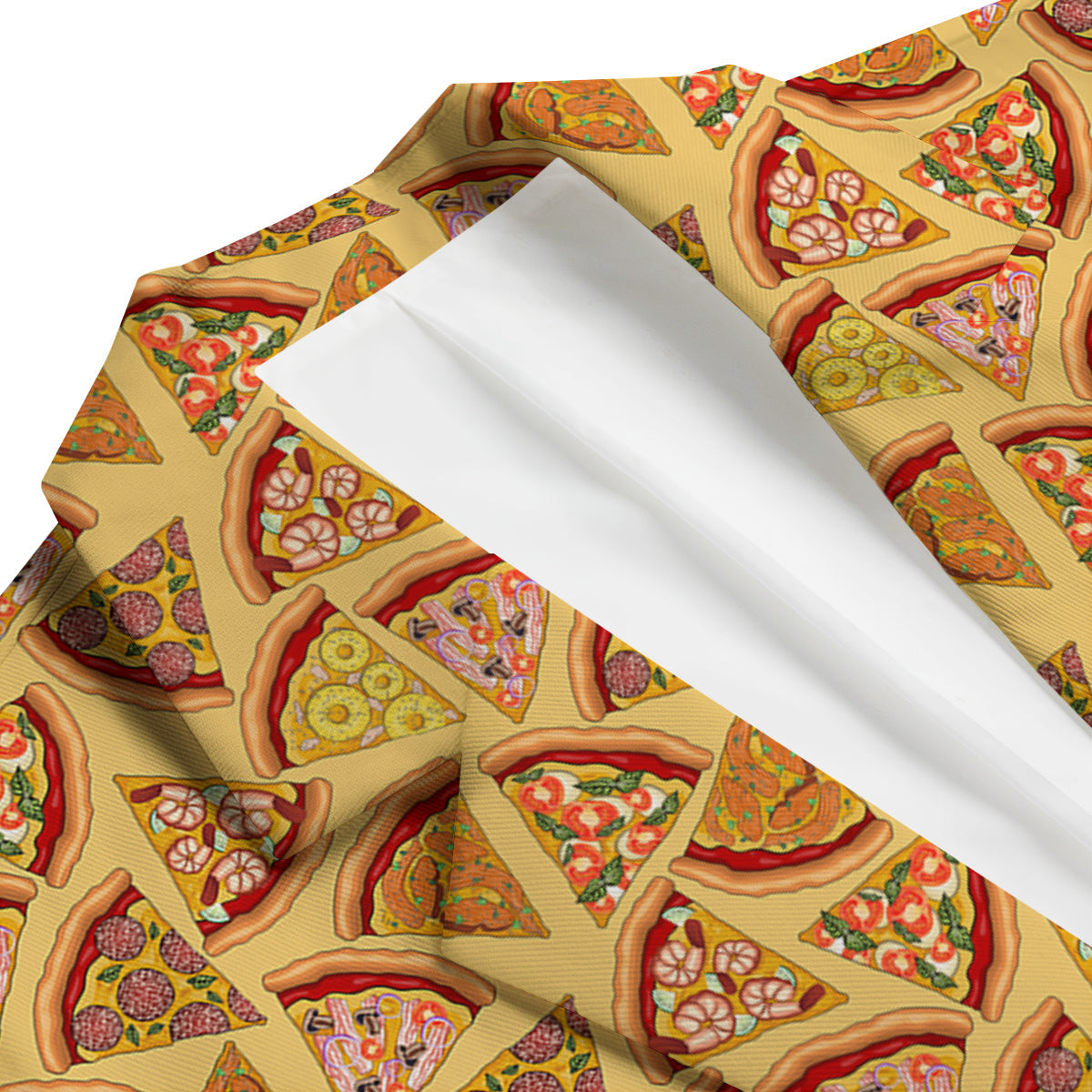 Pizza Fast Food Print Pattern Men's Blazer-grizzshop