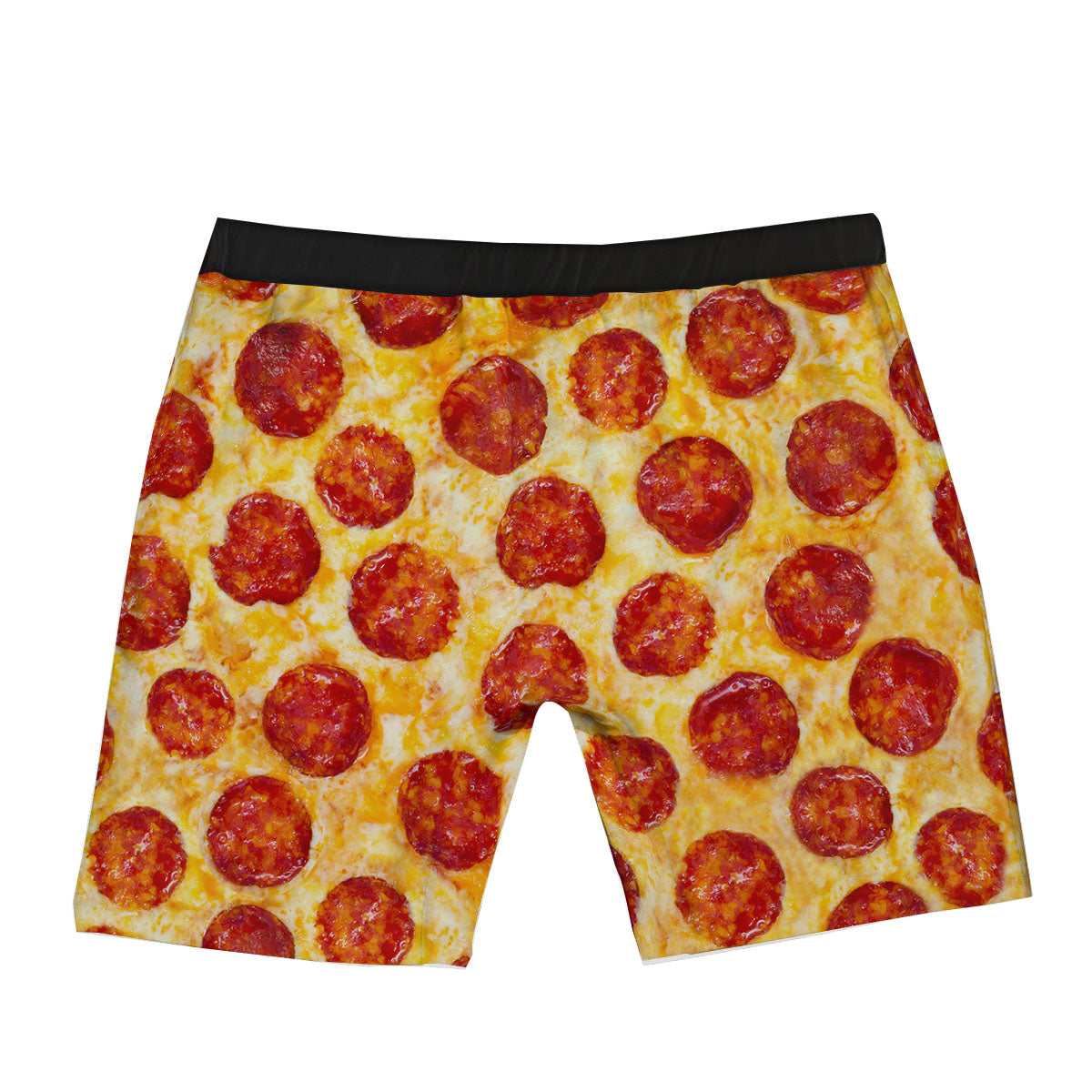 Pizza Pepperoni Print Boxer Briefs-grizzshop