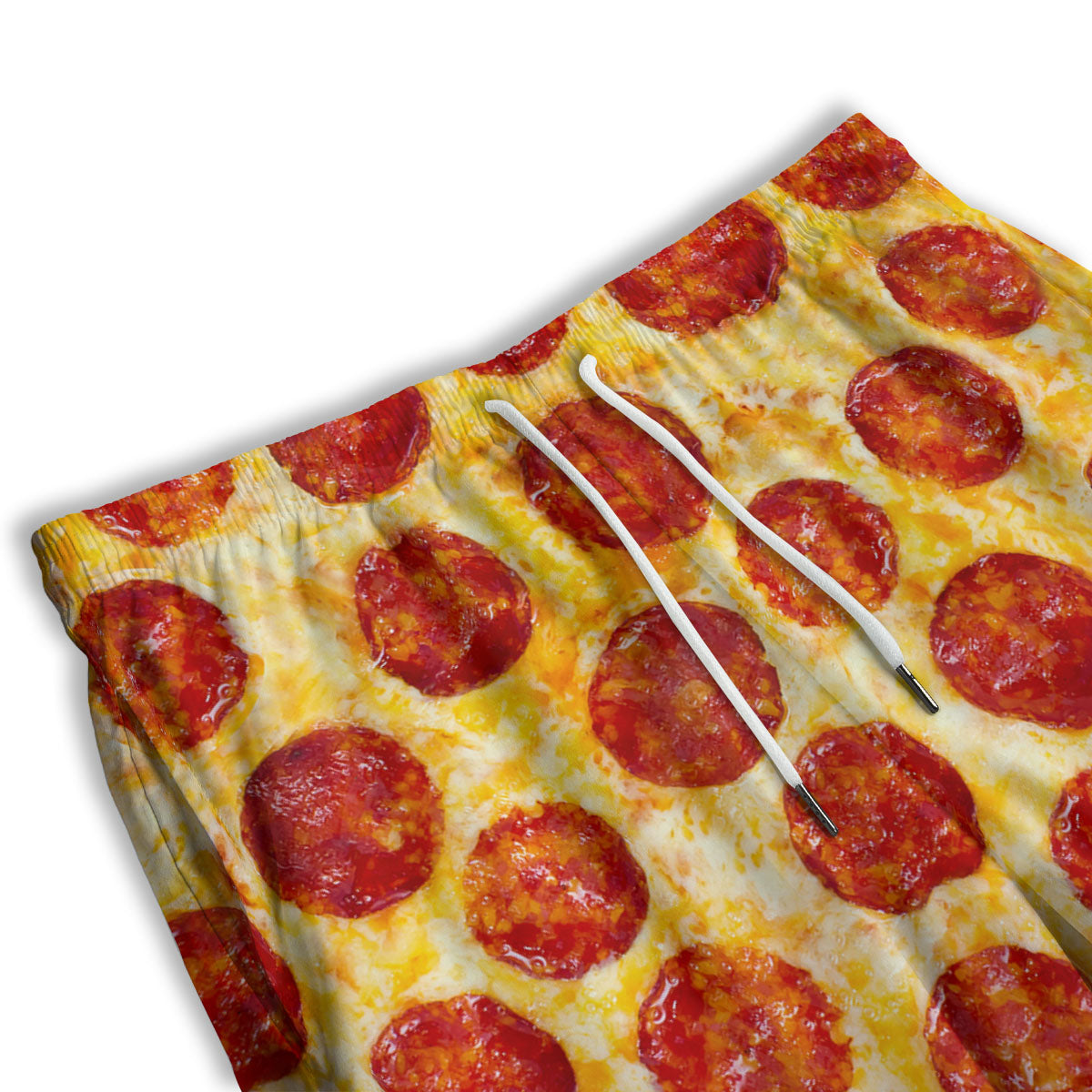 Pizza Pepperoni Print Men's Athletic Shorts