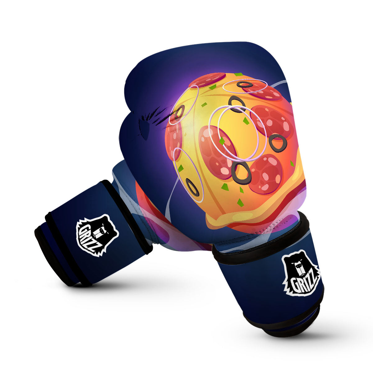 Pizza Planet Print Boxing Gloves-grizzshop