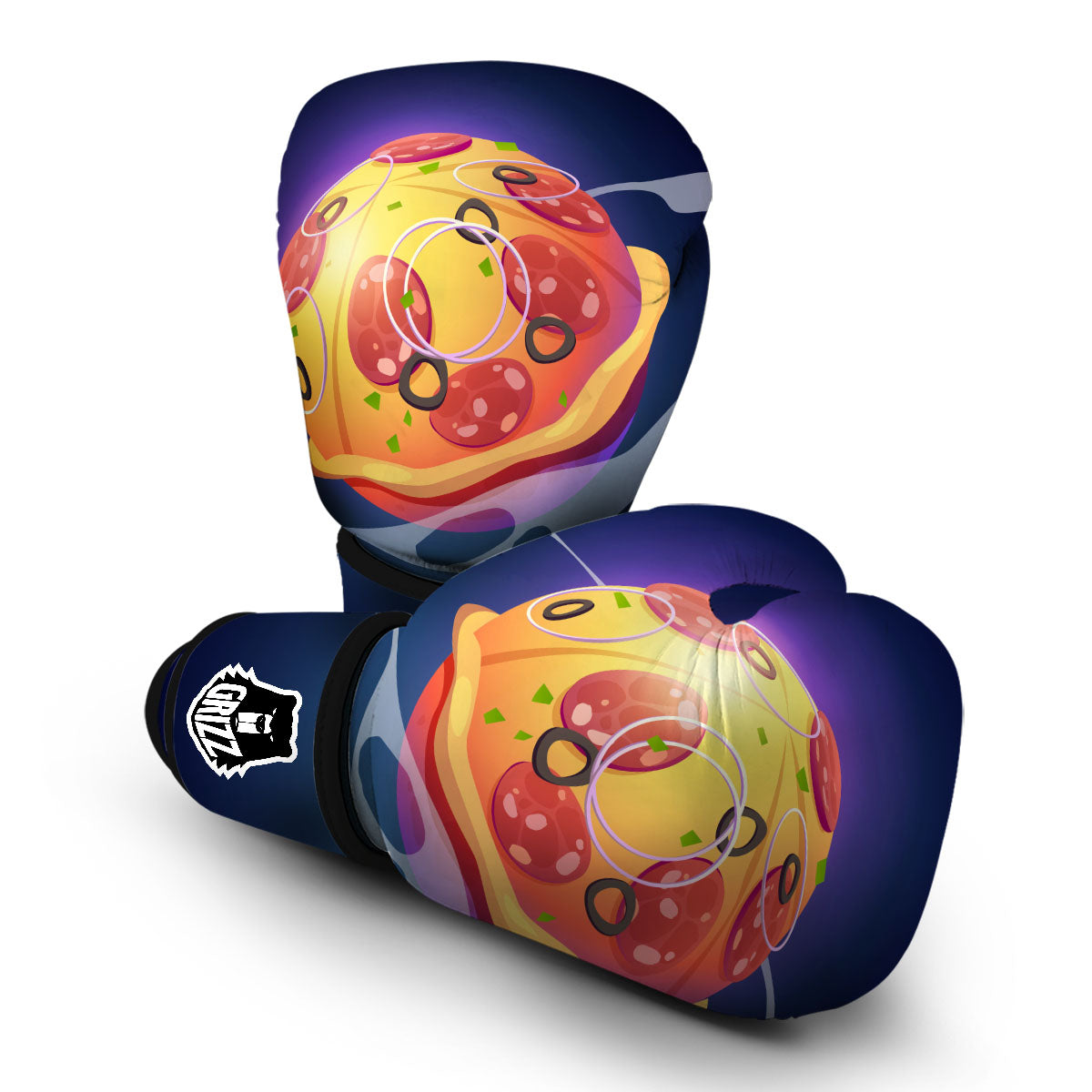 Pizza Planet Print Boxing Gloves-grizzshop