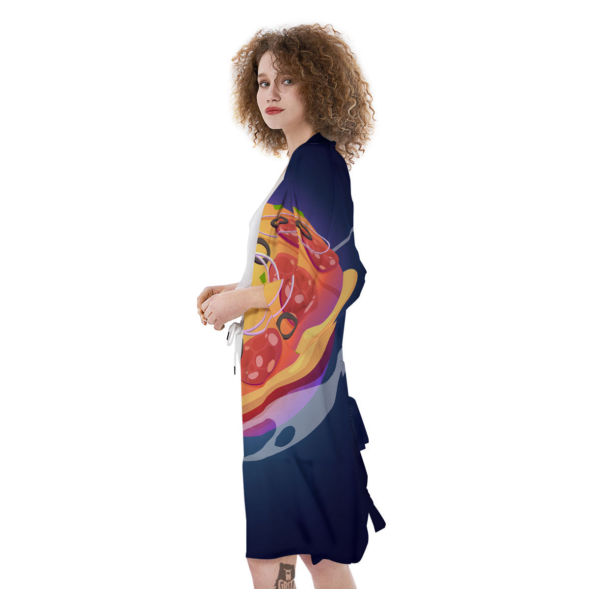 Pizza Planet Print Kimono-grizzshop