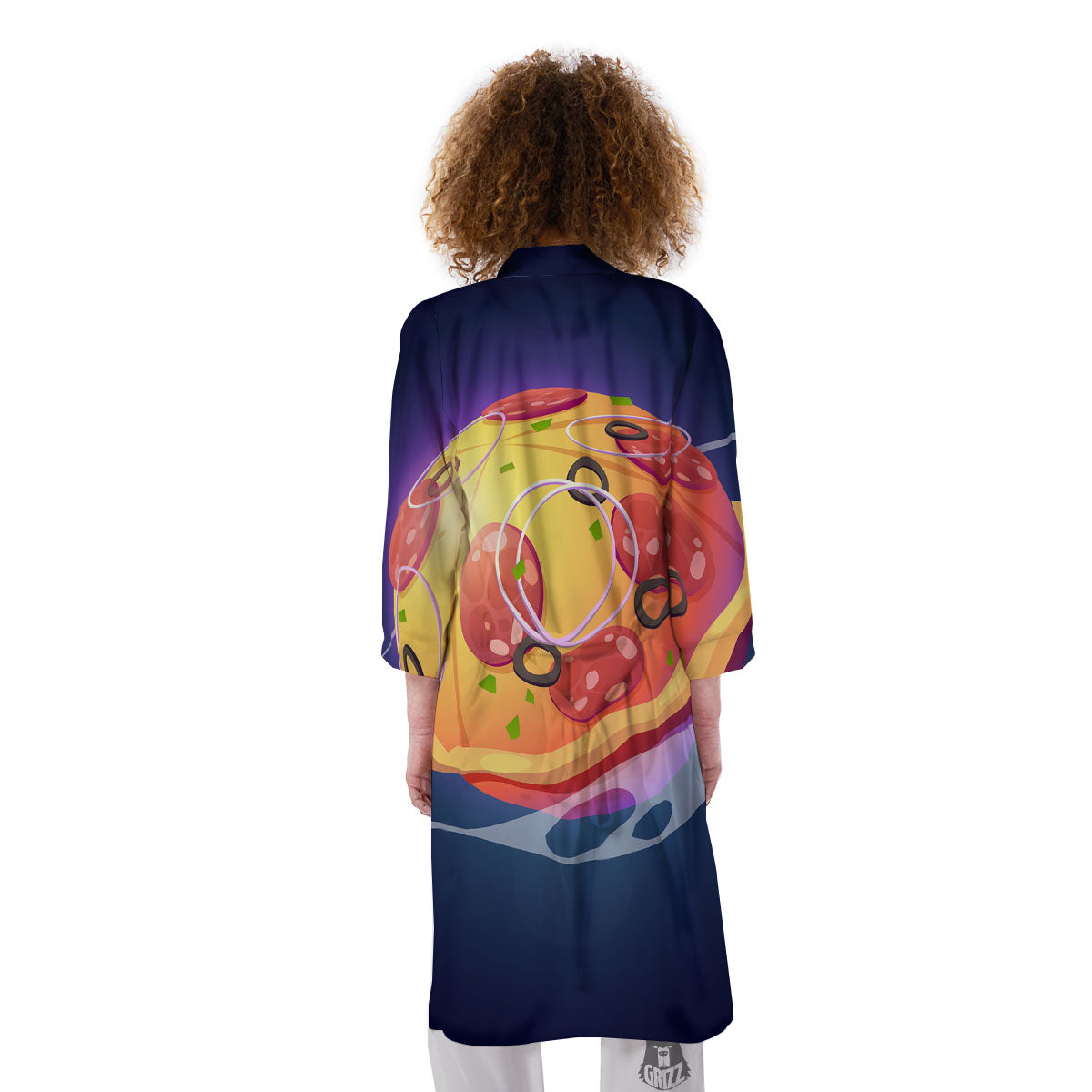 Pizza Planet Print Kimono-grizzshop