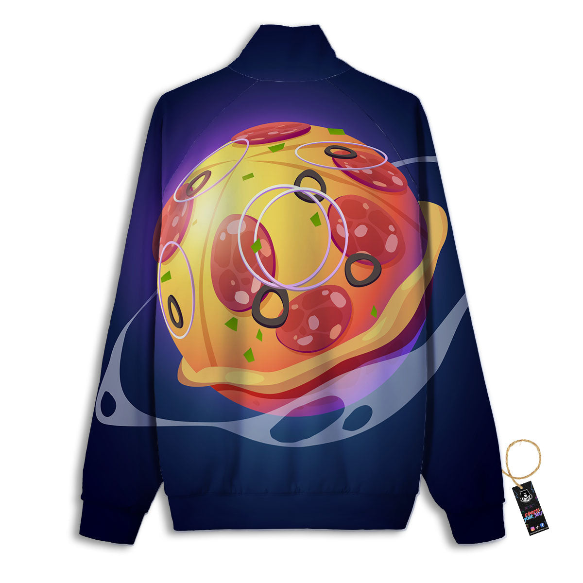 Pizza Planet Print Track Jacket-grizzshop