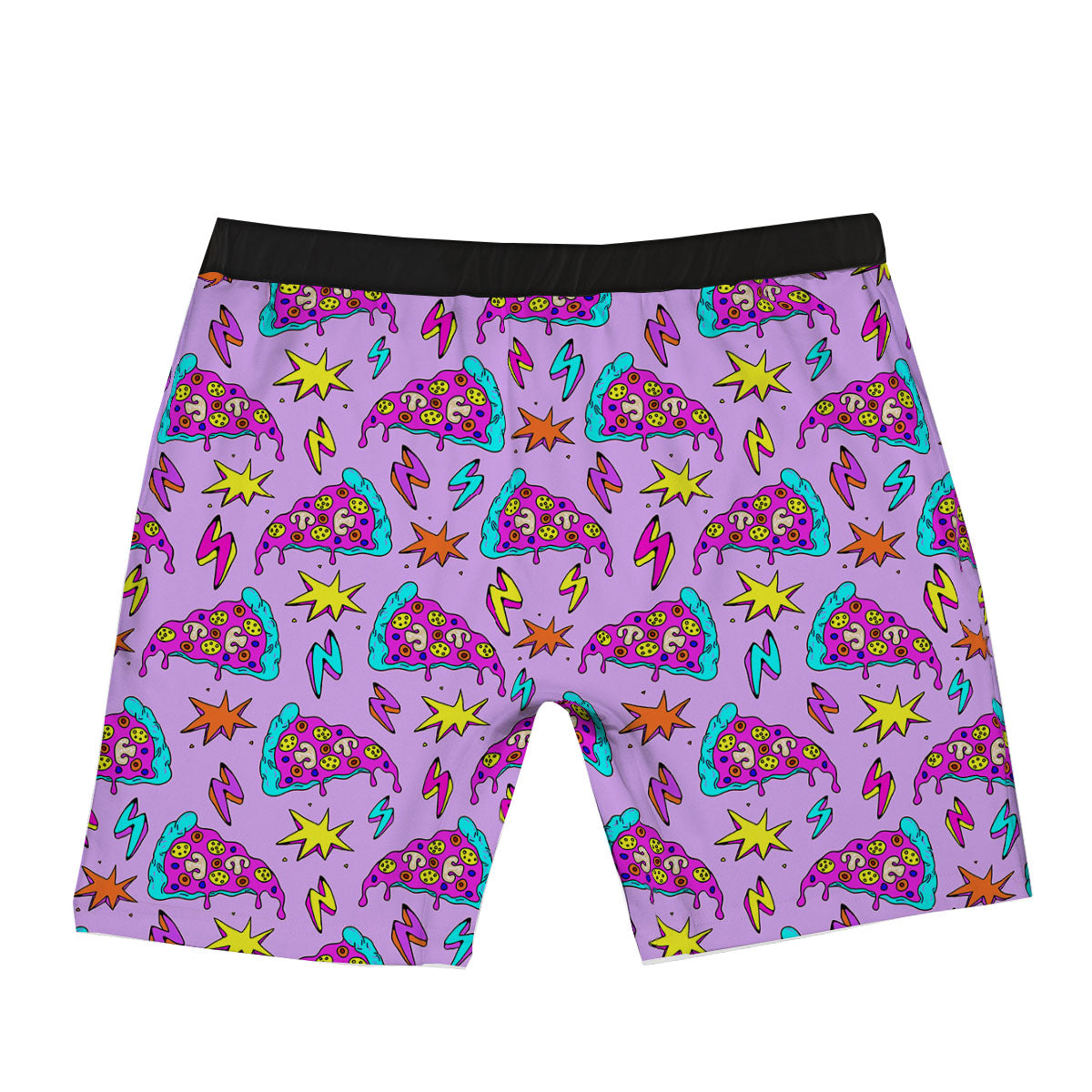 Pizza Psychedelic Print Pattern Boxer Briefs-grizzshop