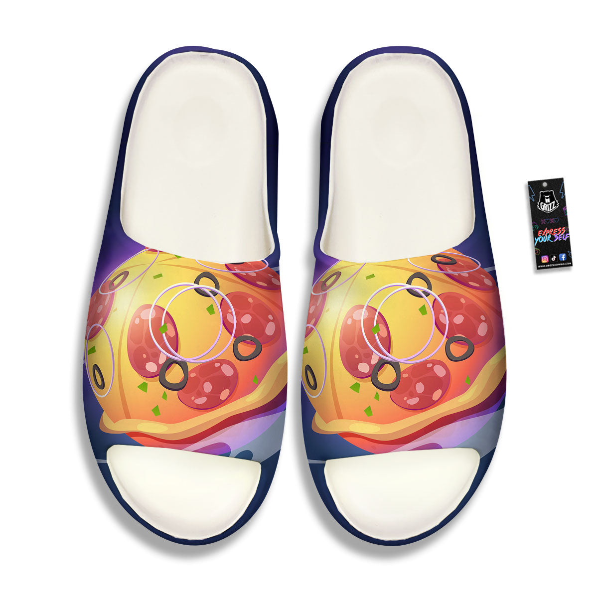Pizza Planet Print Sandals-grizzshop