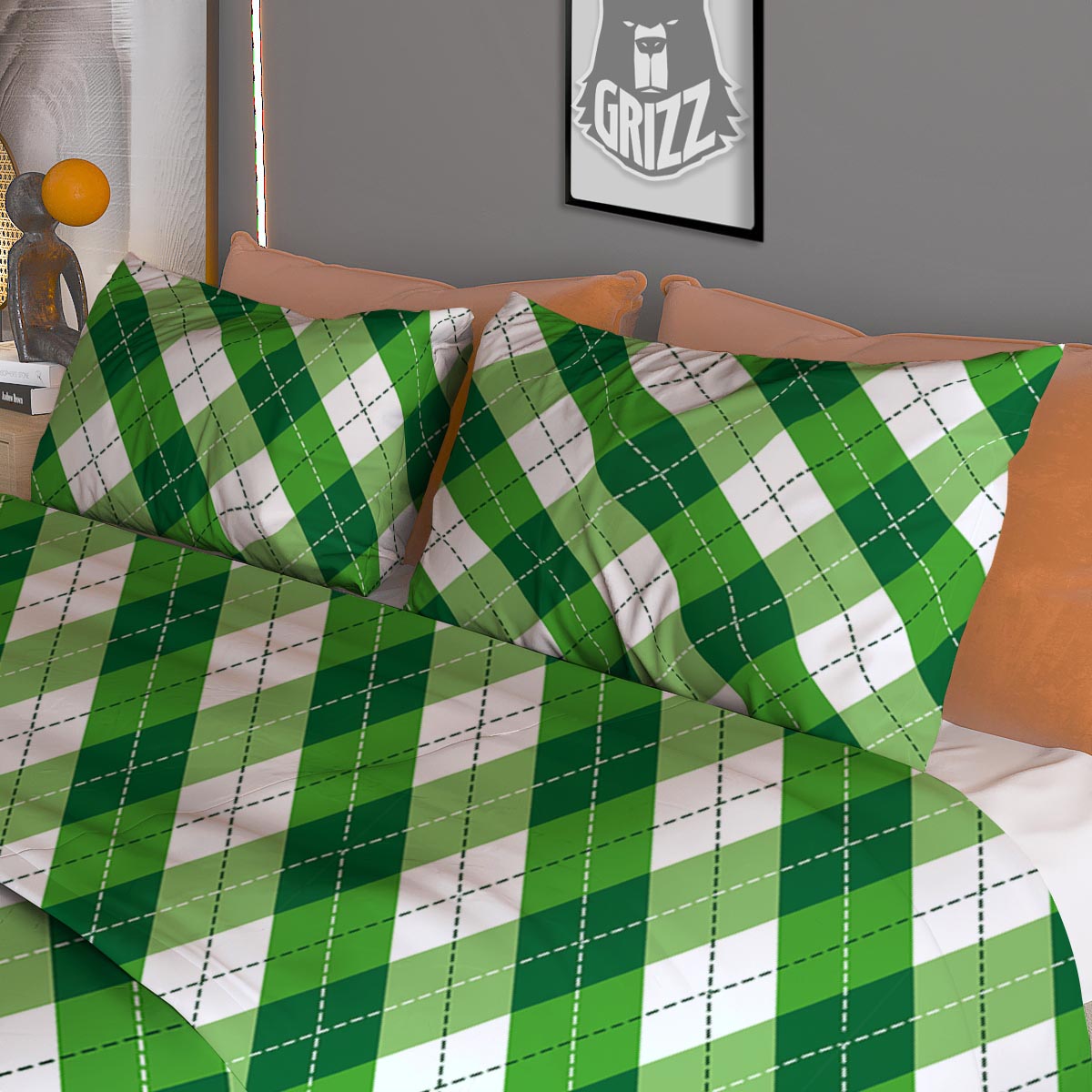 Pineapple And Tropical Watermelon Print Pattern Duvet Cover Bedding Set