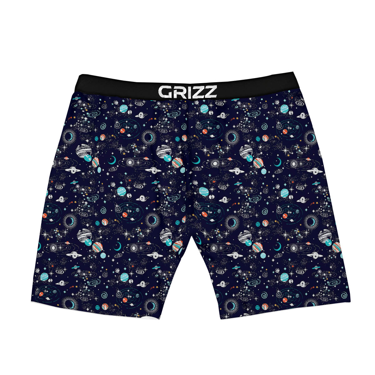 Planets And Constellations Print Pattern Boxer Briefs-grizzshop