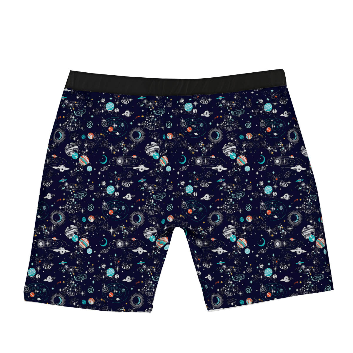 Planets And Constellations Print Pattern Boxer Briefs-grizzshop