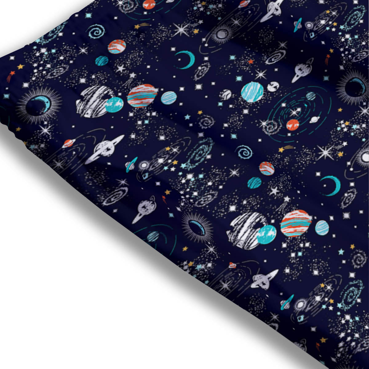 Planets And Constellations Print Pattern Mesh Shorts-grizzshop