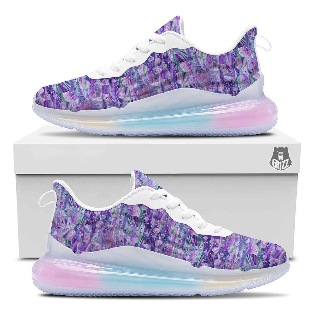 Planets Fantasy Print Pattern Running Sneakers-grizzshop