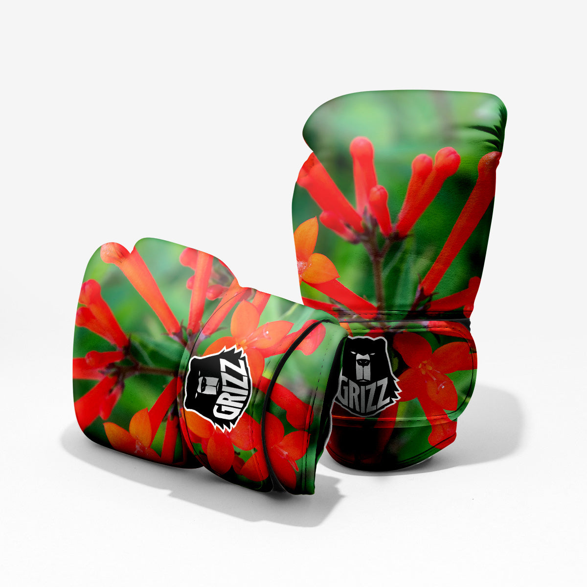 Plant Bouvardia Print Pro Boxing Glove