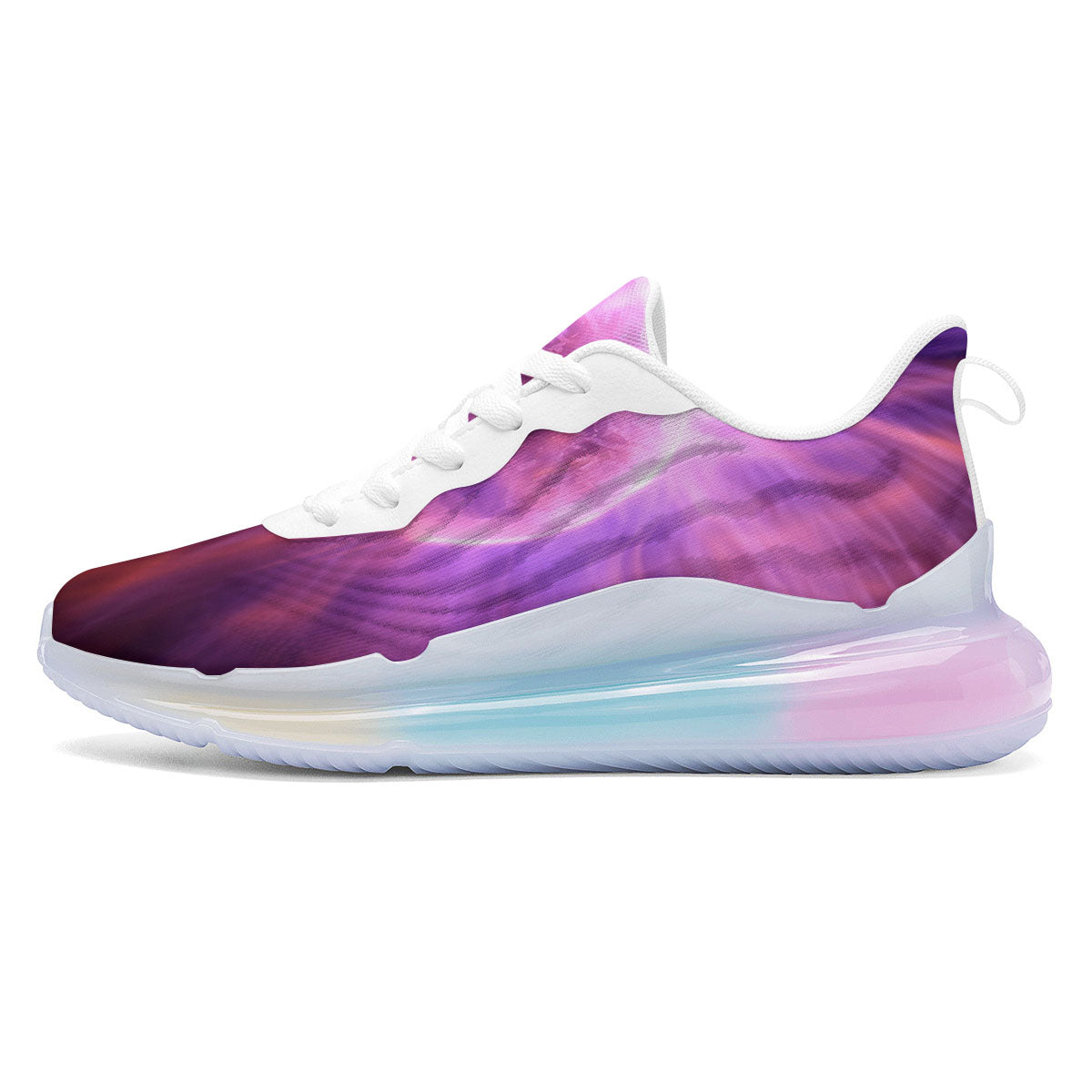 Plasma Ball Purple Print Running Sneakers-grizzshop